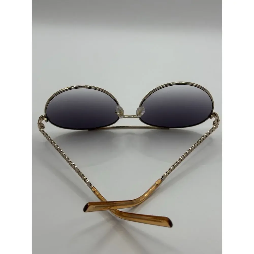 Steve Madden Aviator Sunglasses Gold Blue Gradient Lens